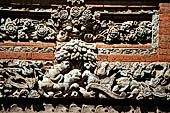 Pura Taman Ayun - Bali. The inner courtyard contains various multi tiered meru's and pavilions.