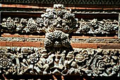 Pura Taman Ayun - Bali. The inner courtyard contains various multi tiered meru's and pavilions.