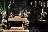 Pura Taman Ayun - Bali. The inner courtyard contains various multi tiered meru's and pavilions.