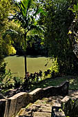 Pura Taman Ayun - Bali. The complex is located on an island in the middle of a river.