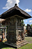 Pura Taman Ayun - Bali. The inner courtyard contains various multi tiered meru's and pavilions.