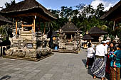 Pura Tirta Empul - Bali. The fourth courtyard, with numerous shrines and several pavilions.