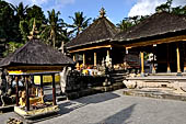 Pura Tirta Empul - Bali. The fourth courtyard, with numerous shrines and several pavilions.