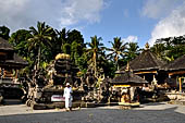 Pura Tirta Empul - Bali. The fourth courtyard, with numerous shrines and several pavilions.