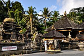 Pura Tirta Empul - Bali. The fourth courtyard, with numerous shrines and several pavilions.