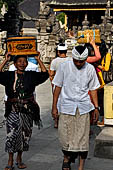 Pura Tirta Empul - Bali. The fourth courtyard, with numerous shrines and several pavilions.