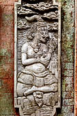 Pura Tirta Empul - Bali. The western area of the complex. Detail of the covered gate.