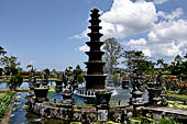 Tirtagangga, Bali - The eleven-tiered fountain which rises in the middle of the complex.