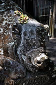 Tirtagangga, Bali - The various statues lined at the entrance on the garden.
