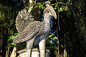 Tirtagangga, Bali - The various statues lined at the entrance on the garden.
