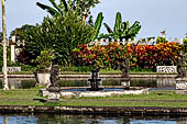 Tirtagangga, Bali - the Demon island in the middle of the south pond.