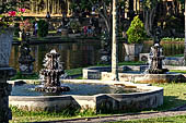 Tirtagangga, Bali - the Demon island in the middle of the south pond.