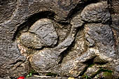 Yeh Pulu bas reliefs, the third group of images.