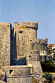 Dubrovnik, le fortificazioni - La torre Minceta 