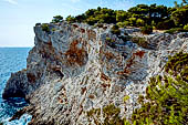 Dugi Otok, Isola Lunga. La baia di Telascica, le scogliere.