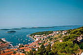Hvar, Lesina - Panorama dalla Fortezza Spagnola. 
