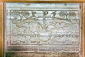 Ravenna - Museo Nazionale. Sala bizantina, pluteo marmoreo (VI sec).