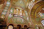 Ravenna - Basilica di San Vitale. I mosaici del presbiterio.