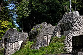 Tikal - Square of the Seven temples. 