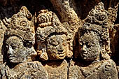 Borobudur, relief of the upper galleries