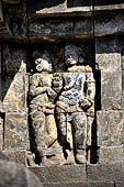 Borobudur, outer relief of the first balustrade 