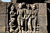 Borobudur, reliefs of the First Gallery balustrade. 