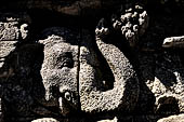 Borobudur, reliefs of the First Gallery balustrade. 