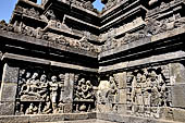 Borobudur, reliefs of the First Gallery balustrade.