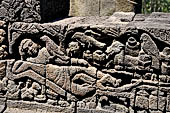 Borobudur, reliefs of the Second Gallery balustrade
