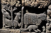 Borobudur, reliefs of the Second Gallery balustrade