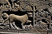 Borobudur, reliefs of the Second Gallery balustrade