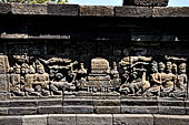 Borobudur, reliefs of the Second Gallery balustrade