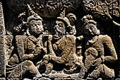 Borobudur, reliefs of the Second Gallery balustrade