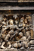 Borobudur, relief of the upper galleries