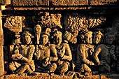 Borobudur, relief of the upper galleries