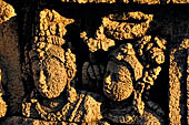 Borobudur, relief of the upper galleries