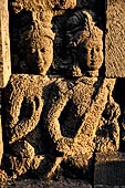 Borobudur, relief of the upper galleries