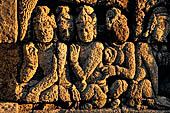 Borobudur, relief of the upper galleries