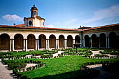 Mantova - Palazzo Ducale. Giardino pensile, porticato e Kaffehouse.