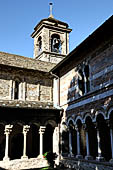 Italy - Como Lake, Piona Abbey. The cloister
