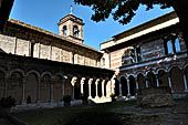 Italy - Como Lake, Piona Abbey. The cloister