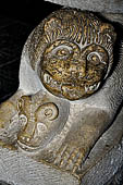 Italy - Como Lake, Piona Abbey. Marble lion of the church