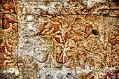 Chichen Itza. Carved panels, south and west walls, Lower Temple of the Jaguar, Great Ball court.