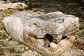 Chichen Itza - The Ball Game, serpent head. 