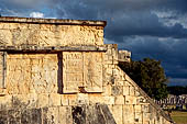 Chichen Itza - Plataforma de Venus: the bas reliefs of the corner is a star sign, commonly interpreted as Venus. 