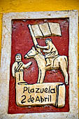 Road signs at Izamal