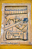 Road signs at Izamal