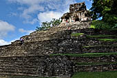 Palenque - the Temple of the Cross (Templo de la Cruz). 