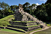 Palenque - the Temple of the Cross (Templo de la Cruz). 