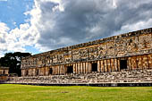 Uxmal - The Nunnery Quadrangle. The West building. 
